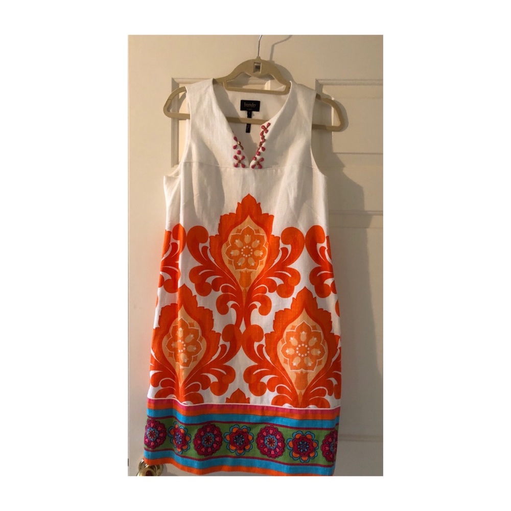 Colorful beaded laundry dress